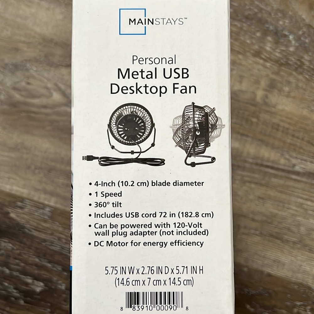 USB Desktop Fan - Picture 2 of 3
